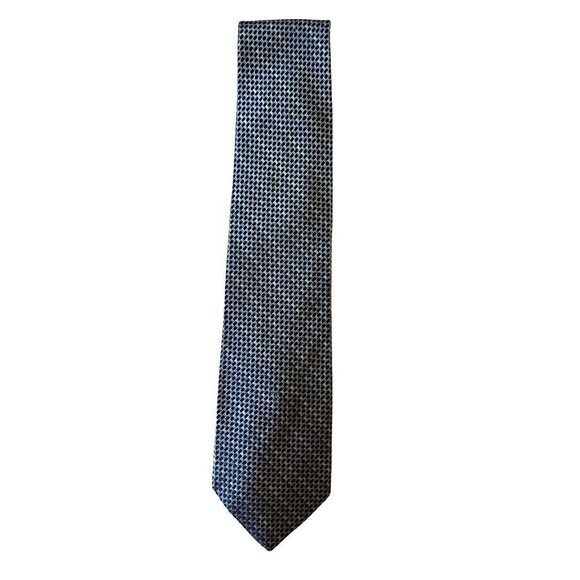 Stefano Conti Italian Silk Tie Blue - Picture 2 of 4